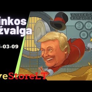 JAV akcijų rinkos savaitės apžvalga, idėjos #trump #crypto #btc #aes #intc #tsla #tsm #aapl #wba