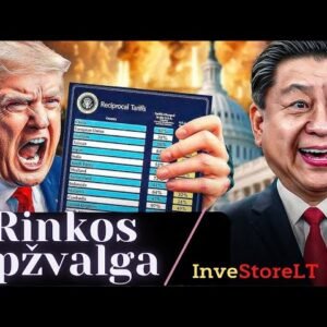 JAV akcijų rinkos savaitės apžvalga, idėjos #trump #china #tariffs #google #nvda #aapl #dal #mag7