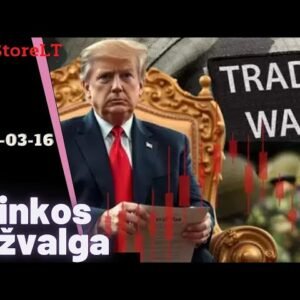 JAV akcijų rinkos savaitės apžvalga, idėjos #trump #gold #tariffs #tsla #intc #adbe #tgt #utilities