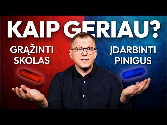Didžiausia FINANSINĖ KLAIDA, Kurią Darai Turėdamas Skolų (Ir Kaip Ją Ištaisyti)
