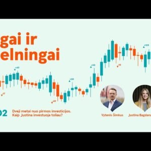 Ilgai ir pelningai #2: Dveji metai nuo pirmos investicijos. Kaip Justina investuoja toliau?