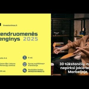 Dr. Lukas Macijauskas – apie Birželio 4 d. investuotojų bendruomenės renginį.
