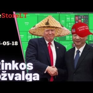 JAV akcijų rinkos savaitės apžvalga, idėjos #trump #china #nvda #apple #ba #unh #t #tmus #chips