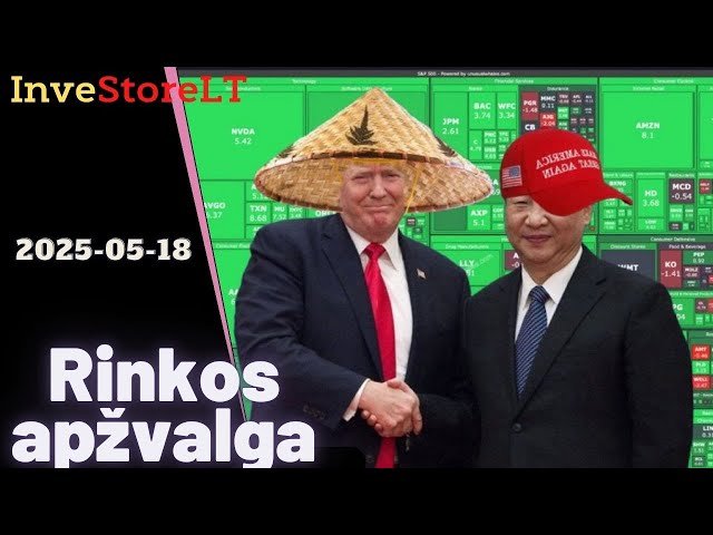 JAV akcijų rinkos savaitės apžvalga, idėjos #trump #china #nvda #apple #ba #unh #t #tmus #chips