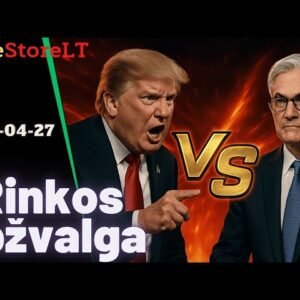 JAV akcijų rinkos savaitės apžvalga, idėjos #trump #sp500 #btc #china  #doge #google #tsla #pep
