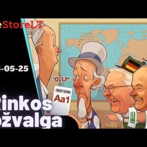 JAV akcijų rinkos savaitės apžvalga, idėjos #trump #eu #btc #nvda #google #apple #gold #nee #lly