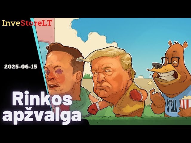 JAV akcijų rinkos savaitės apžvalga, idėjos #trump #musk #china #iran #israel #tsla #orcl #dow