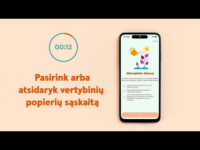 Kaip pradėti naudoti Mini investicijas?