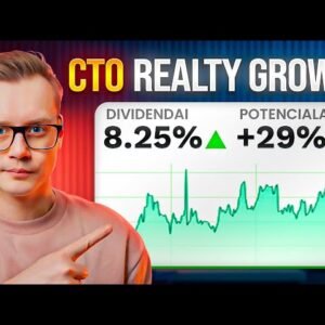 ~673€/Mėn Pasyviai? CTO Akcijos 2025: 8.25% Div. + 29% Augimas