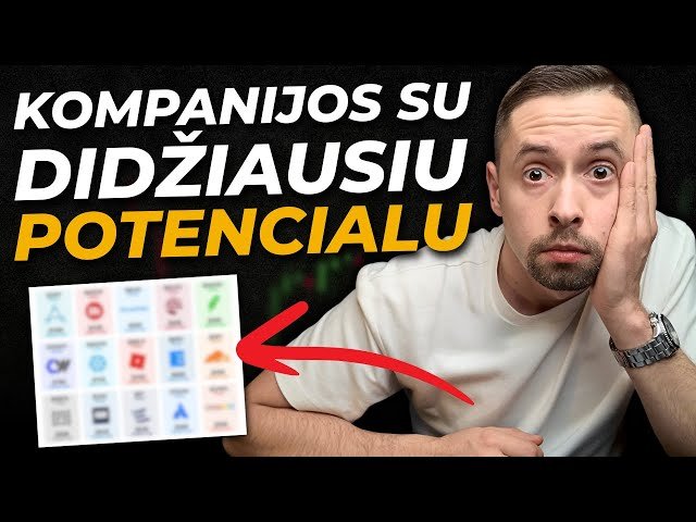 Kompanijos su MILŽINIŠKU augimo potencialu (Privalai peržiūrėti)
