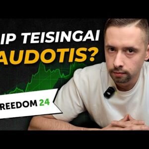 Kaip Investuoti į Akcijas ir ETF per Freedom24 | Pirkimas, Valiutos, Tarifai, Opcionai ir kt.