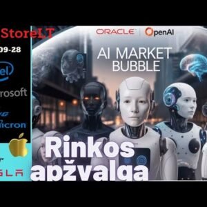 JAV akcijų rinkos savaitės apžvalga #trump ##gold #nvda #intc #tsla #btc #orcl #msft #ba #aapl #mu