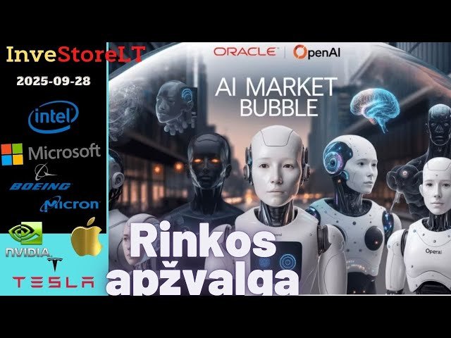 JAV akcijų rinkos savaitės apžvalga #trump ##gold #nvda #intc #tsla #btc #orcl #msft #ba #aapl #mu