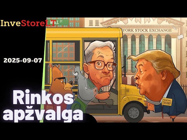 JAV akcijų rinkos savaitės apžvalga, idėjos #trump #nvda #google #avgo #trow #app #fed #gold #btc