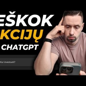 Kaip aš naudoju ChatGPT Investavimui