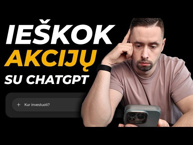 Kaip aš naudoju ChatGPT Investavimui