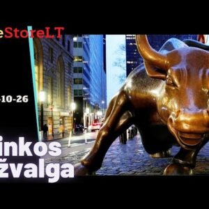 JAV akcijų rinkos savaitės apžvalga #trump #aapl #ai #hal #tsla #gm #f #nflx #ibkr #bynd #pk #rmr