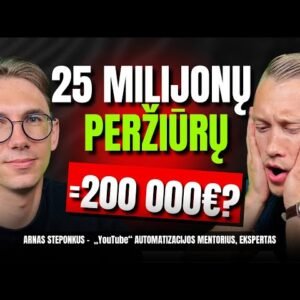 YOUTUBE EKSPERTAS: 200 000€ per mėnesį iš YouTube? | POCIŪNAS PODCAST