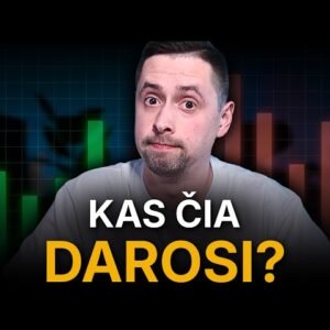 Bitcoin krenta, o akcijos rekordinėse aukštumose. Kas vyksta?
