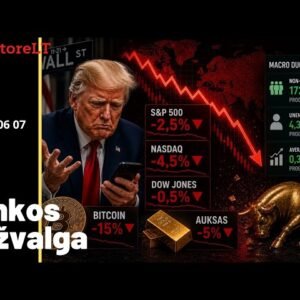 Po 9 savaičių augimo rinka lūžo. Kas toliau?