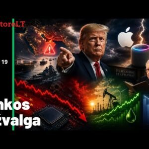 Rinkose chaosas: Trumpas, AI ir čipų griūtis