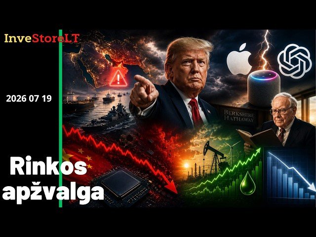 Rinkose chaosas: Trumpas, AI ir čipų griūtis