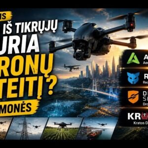 ️Kas iš tikrųjų kuria dronų ateitį? | 4 įmonės