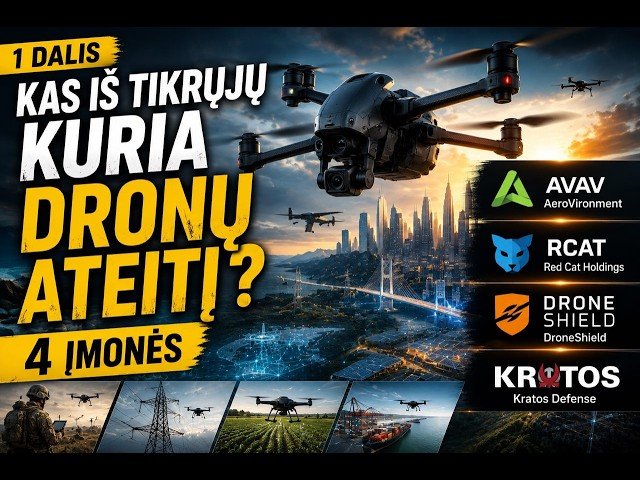 ️Kas iš tikrųjų kuria dronų ateitį? | 4 įmonės