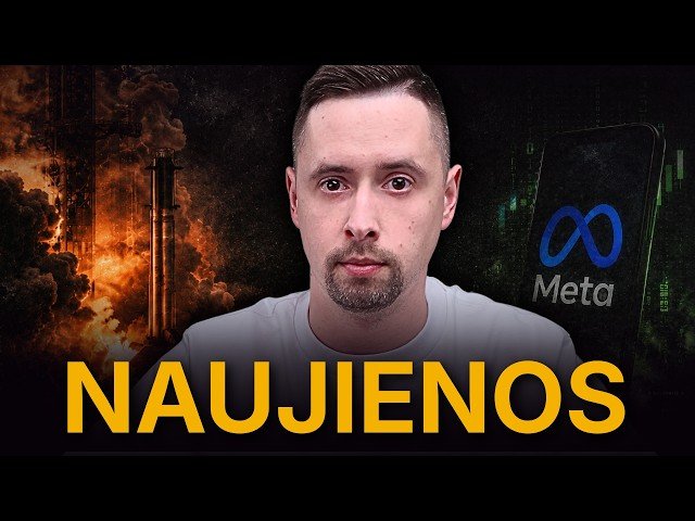 Meta 1,4 trln. bauda, AI investicijos, SpaceX analitiko vertinimas ir kt. | Naujienos