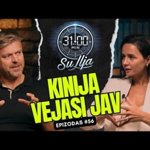31 minutė su Ilja Laurs: Kinija vejasi JAV – pigus AI, humanoidai ir nuvertintos akcijos | #56