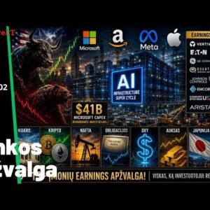 MSFT pradžiugino investuotojus, Apple nuvylė – kas vyksta rinkoje? | Savaitės apžvalga
