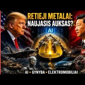 Kinija valdo Rare Earth. Šios 6 įmonės nori tai pakeisti | MP, USA Rare Earth, CRML ir kt. apžvalga