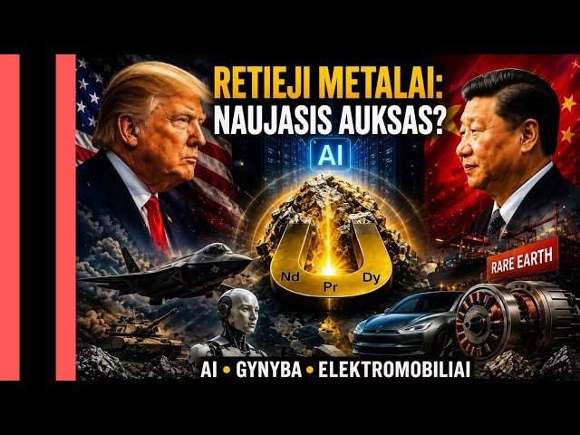 Kinija valdo Rare Earth. Šios 6 įmonės nori tai pakeisti | MP, USA Rare Earth, CRML ir kt. apžvalga