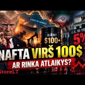 Rinkoms darosi karšta – Trump, Iranas ir beveik 5% obligacijos | Savaitės apžvalga