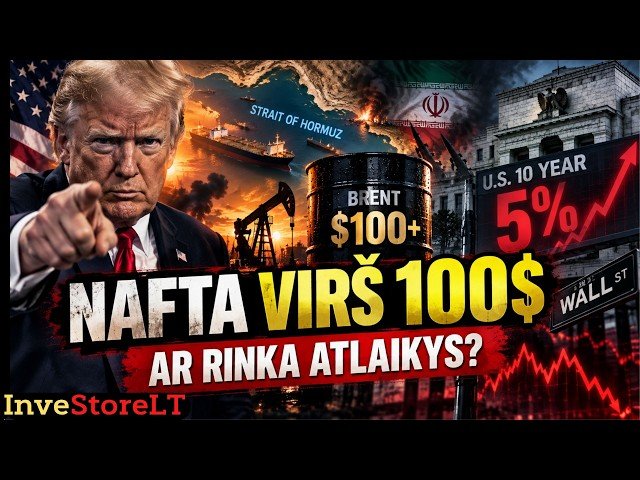 Rinkoms darosi karšta – Trump, Iranas ir beveik 5% obligacijos | Savaitės apžvalga