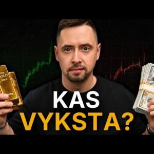 Kodėl tau nelieka pinigų? Auksas pralenkė dolerį. Bitcoin turėtų būti 65% brangesnis? | Naujienos