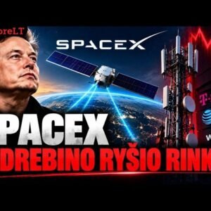 SpaceX sudrebino ryšio rinką – DI pelnai rekordiniai, bet obligacijos spaudžia